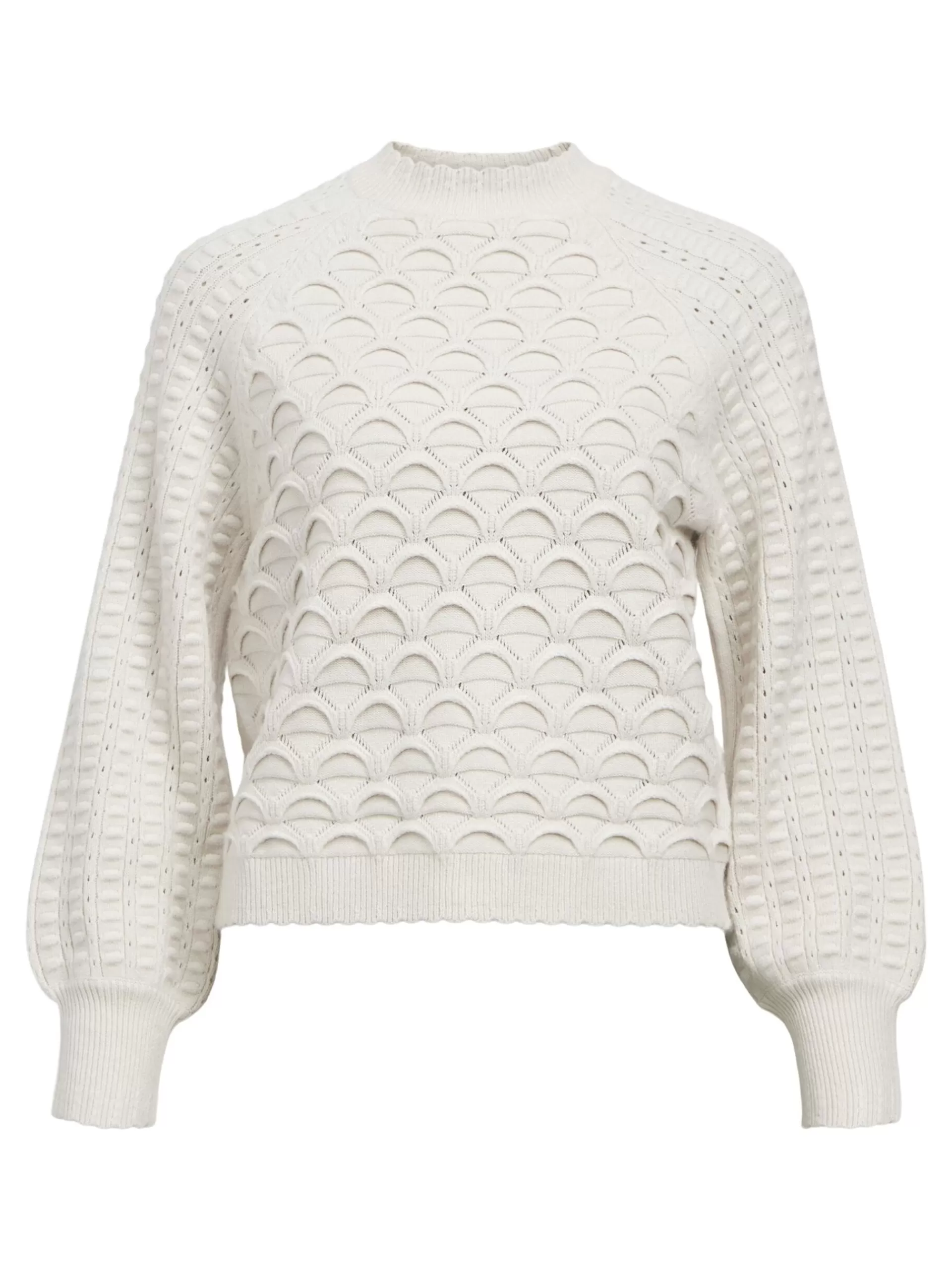 OBJECT DETALJERT STRIKKET PULLOVER