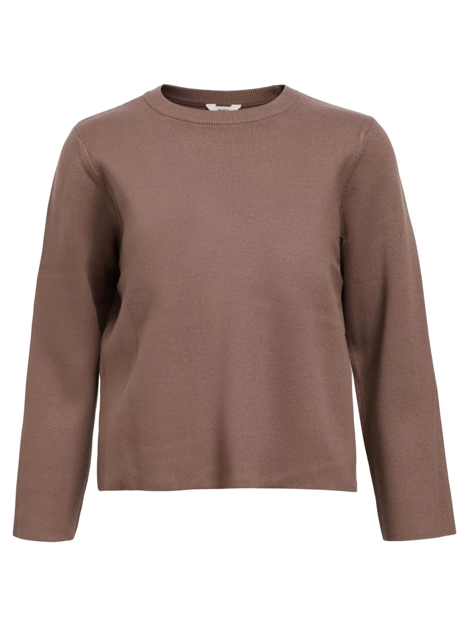 OBJECT LANGERMET STRIKKET PULLOVER