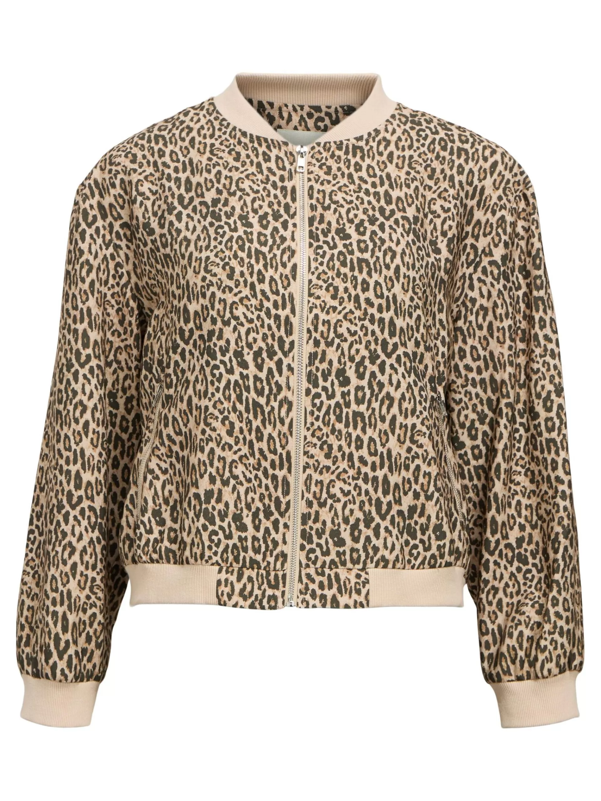 OBJECT LEOPARDPRINT BOMBERJAKKE