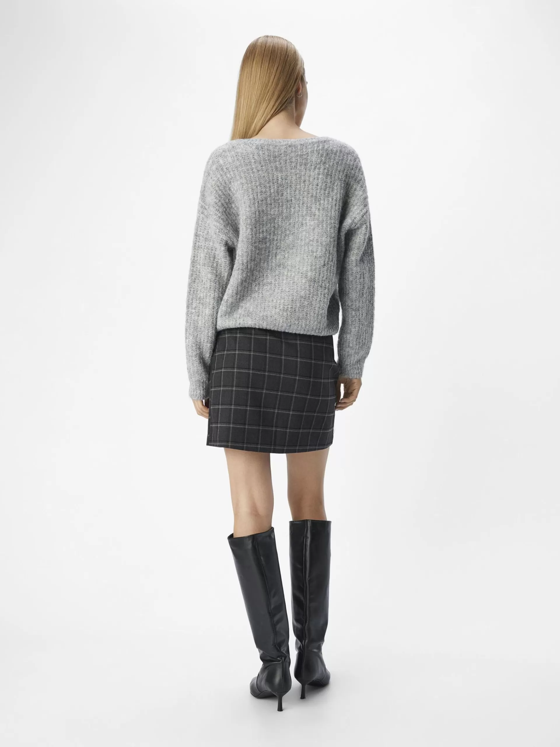 OBJECT V-HALS STRIKKET PULLOVER